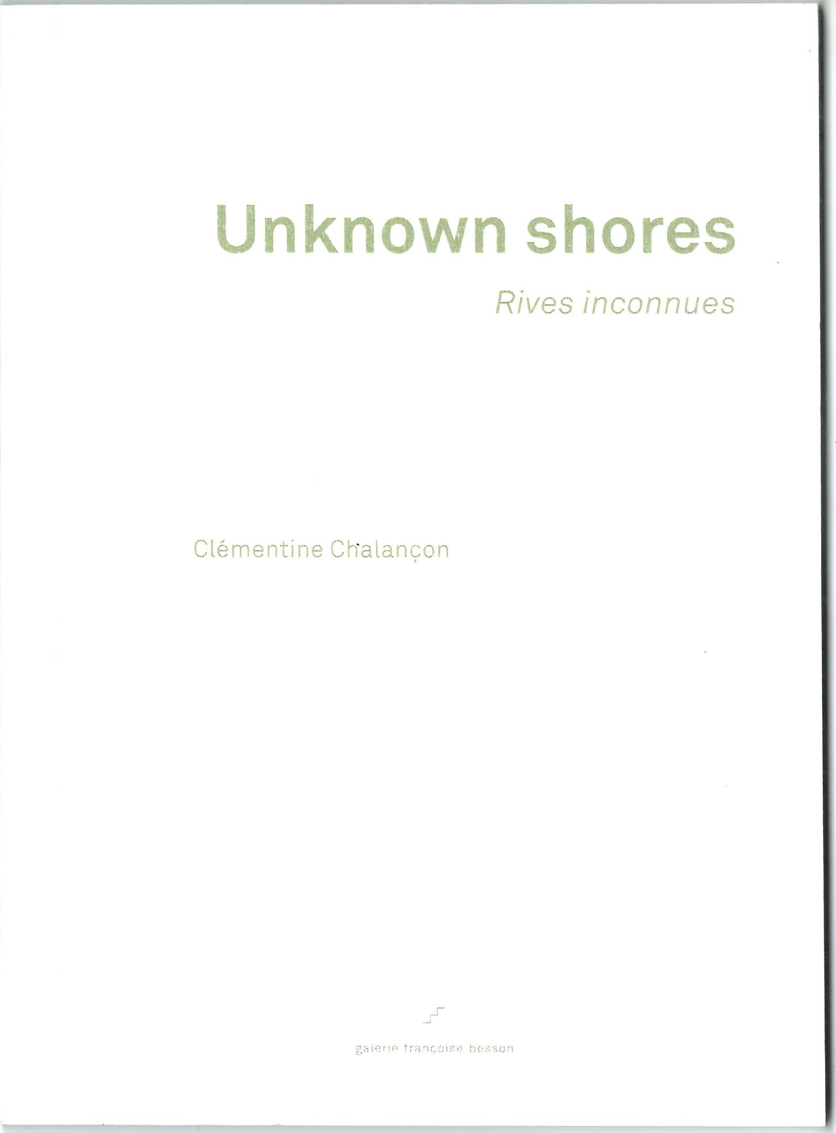 Unknown shores