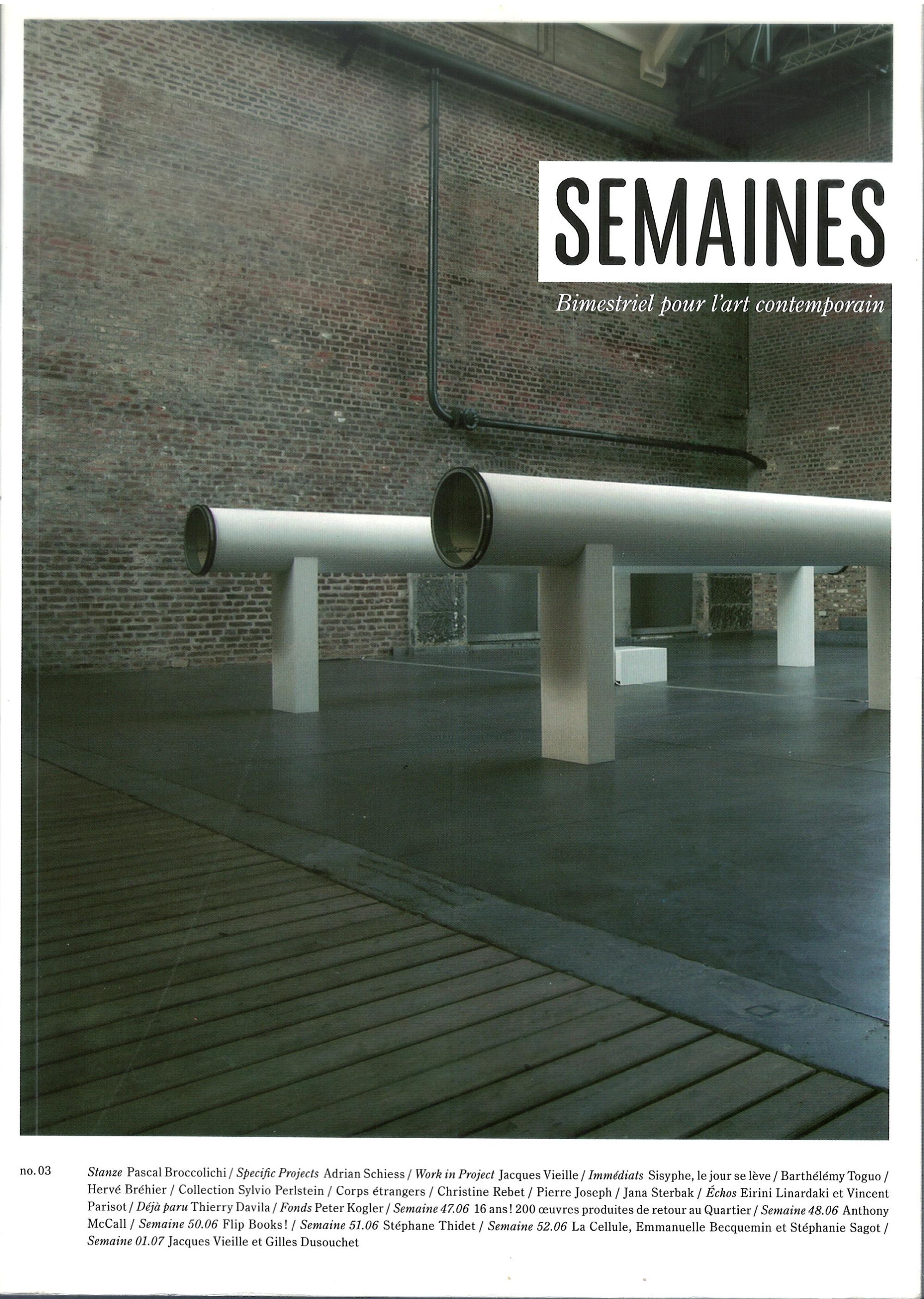 Semaines n°3